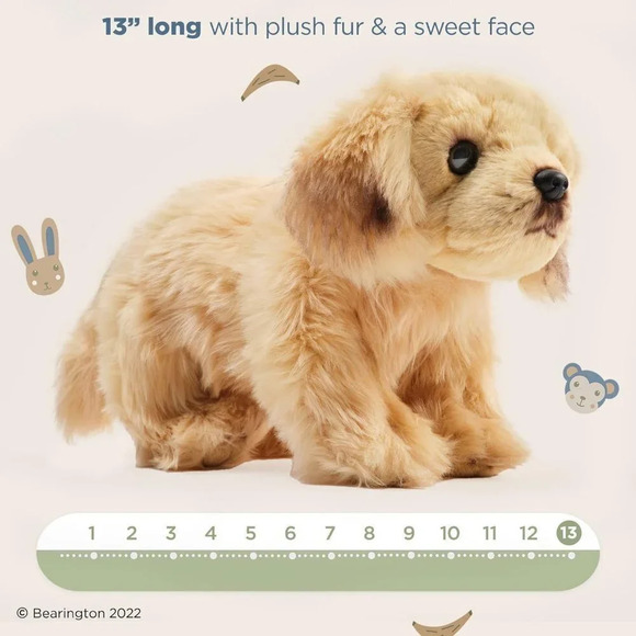 Golden Retriever Plush Stuffed Animal Puppy Dog Toy  For Kids - Picture 6 of 8